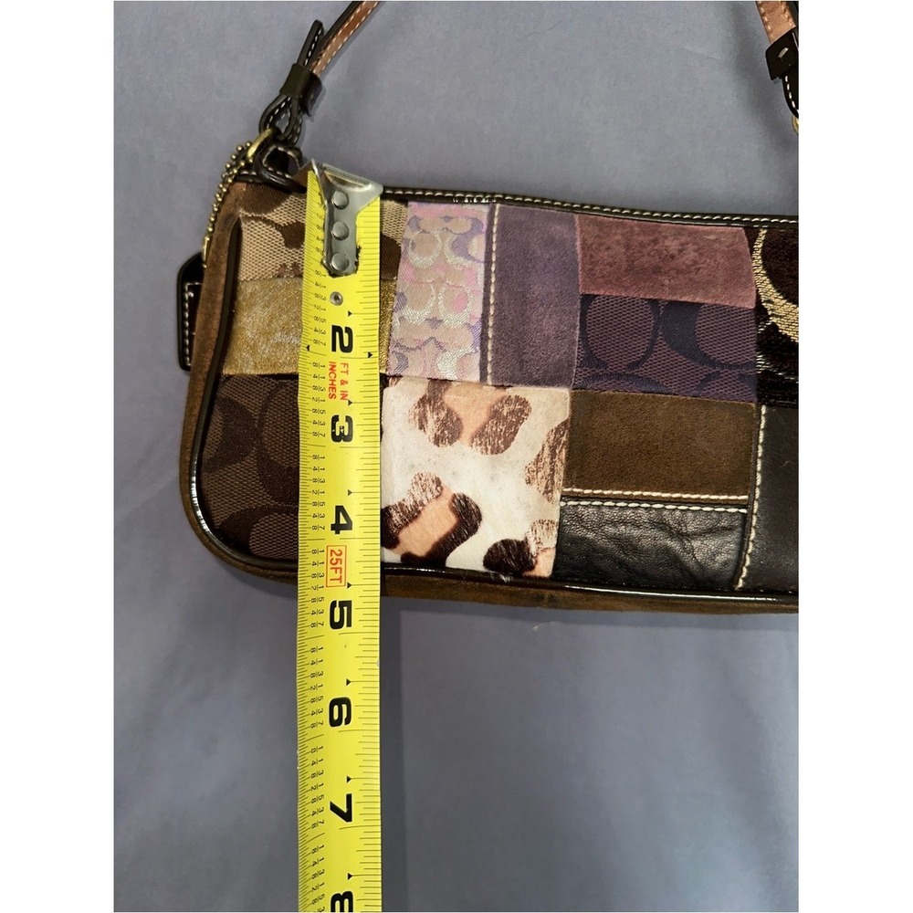 Coach y2k retired shoulder bag patchwork - Picture 4 of 7